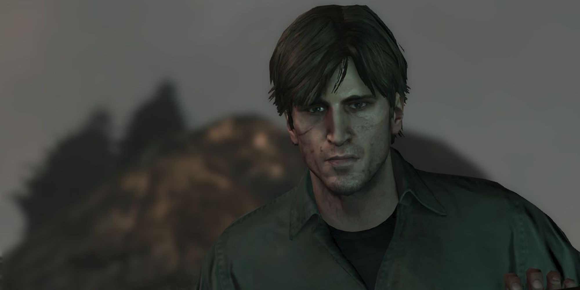 Murphy Pendleton approaching from the outside in Silent Hill Downpour.