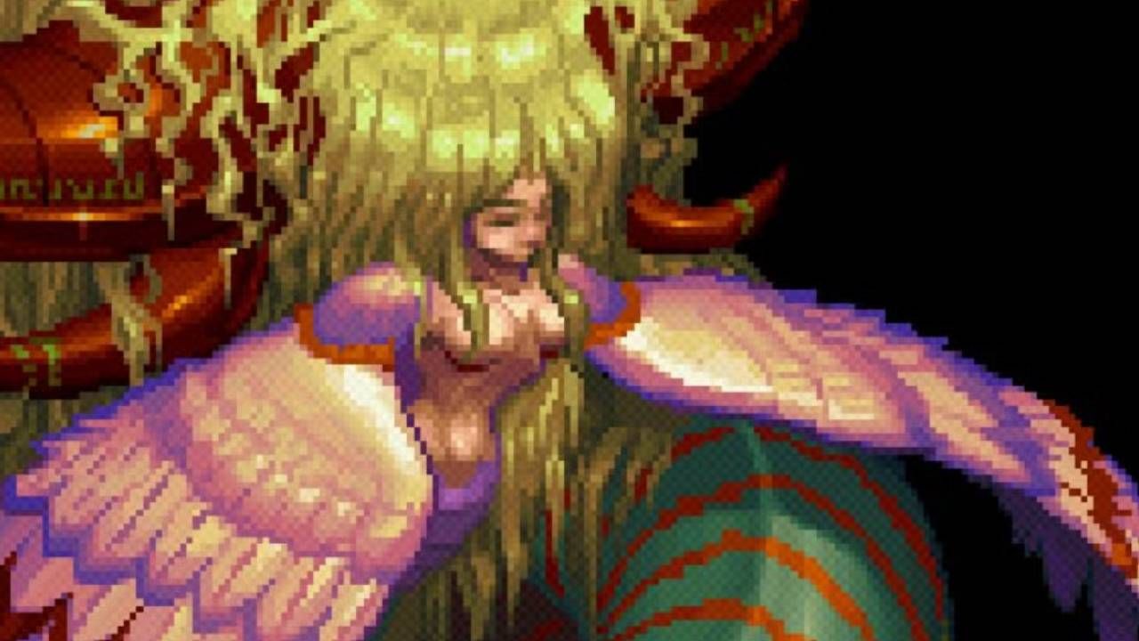 Myria in her final boss form in Breath of Fire 3.