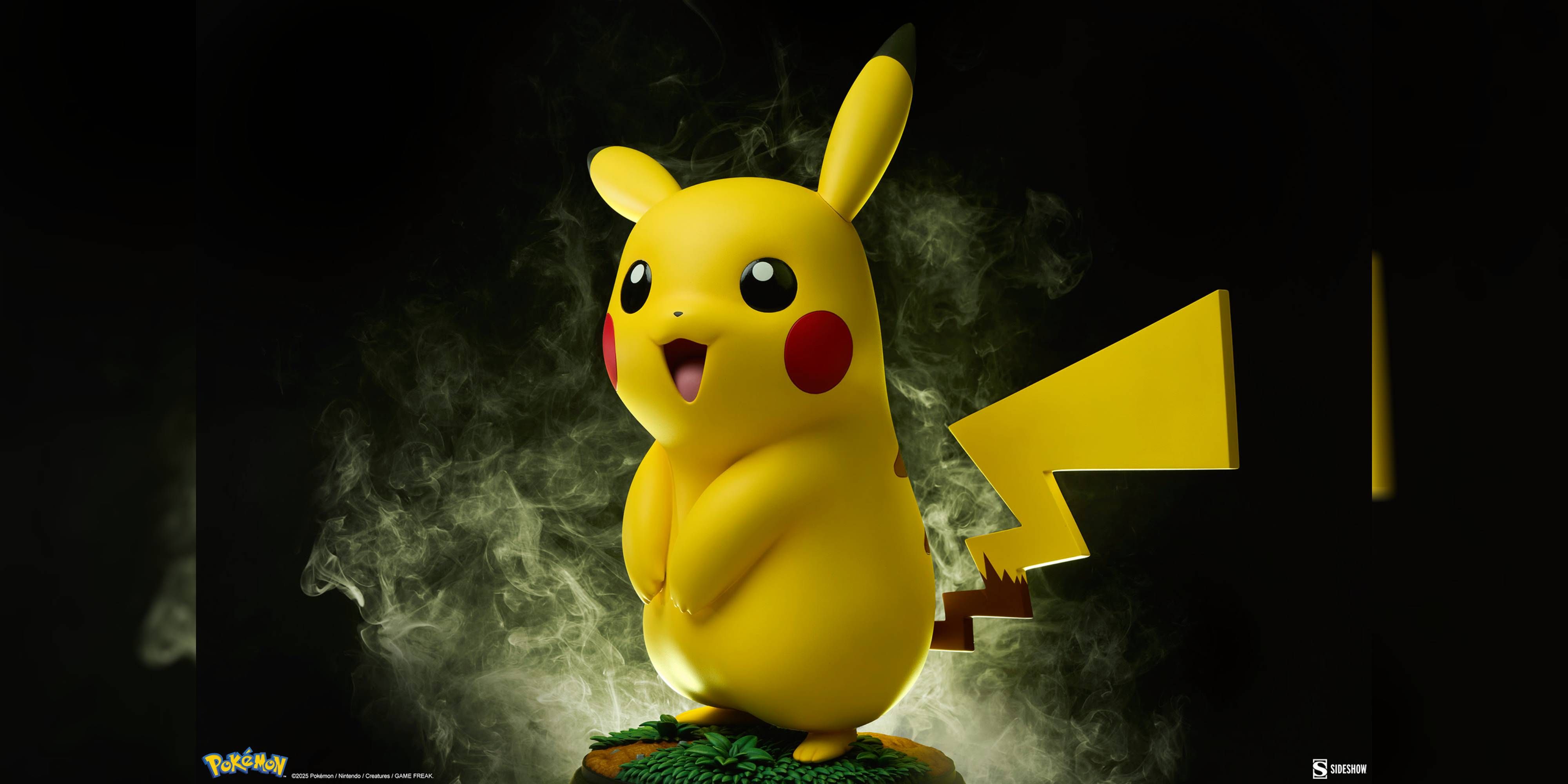pokemon x sideshow life-size pikachu statue.