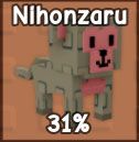 Nihonzaru pet icon in Roblox Grow a Garden.