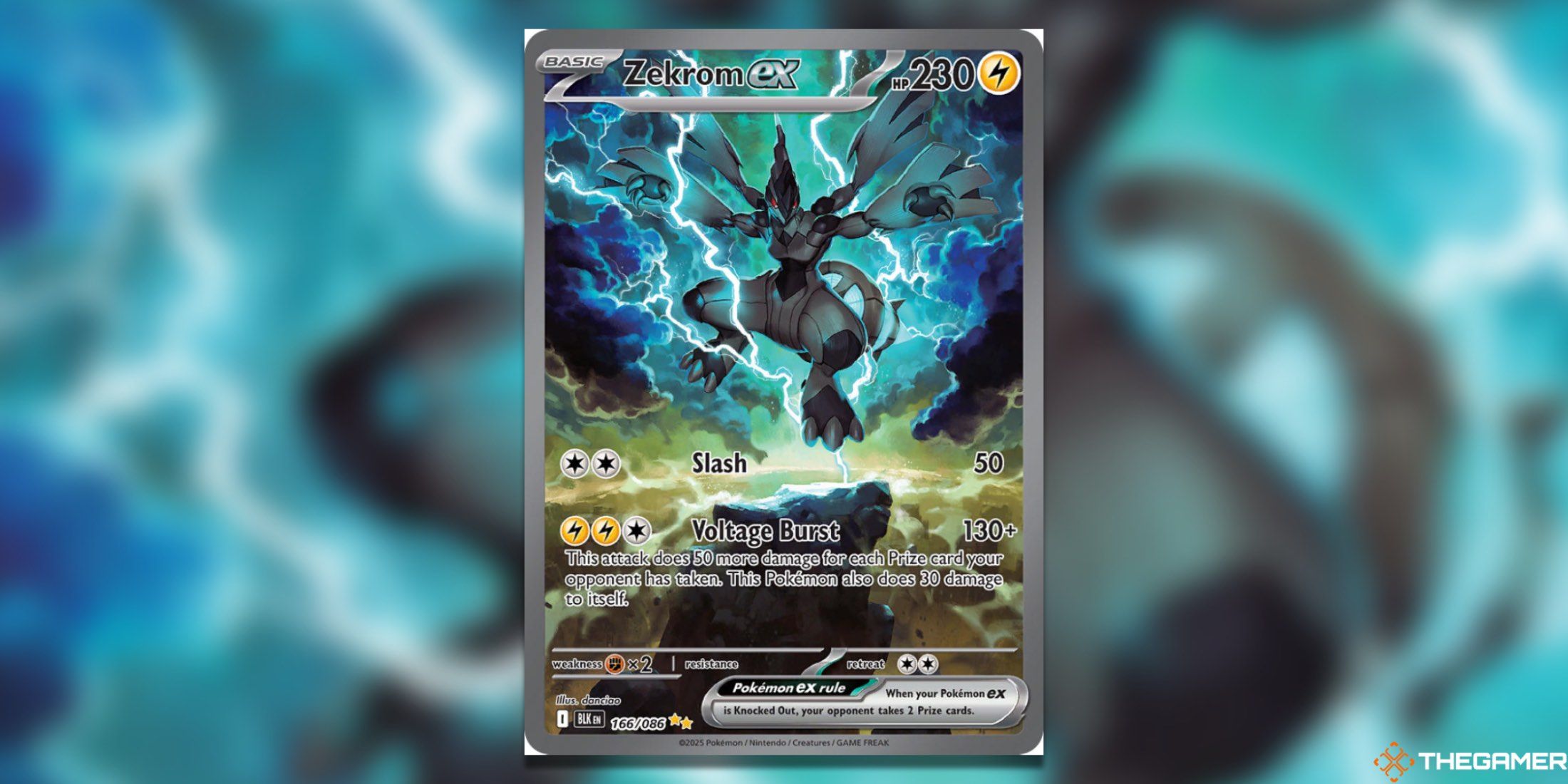 The Black Bolt Zekrom ex Special Illustration Rare from the Pokemon TCG.