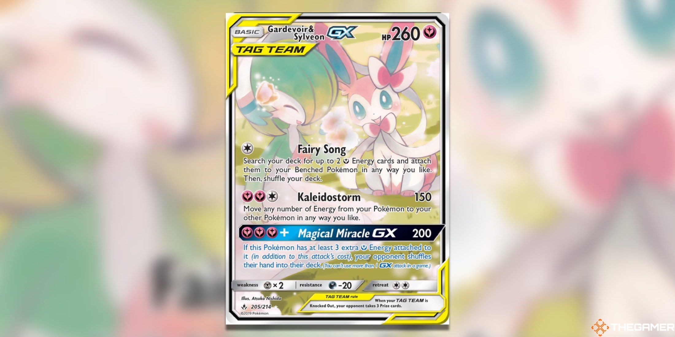 The Unbroken Bonds Gardevoir & Sylveon Alt Art from the Pokemon TCG