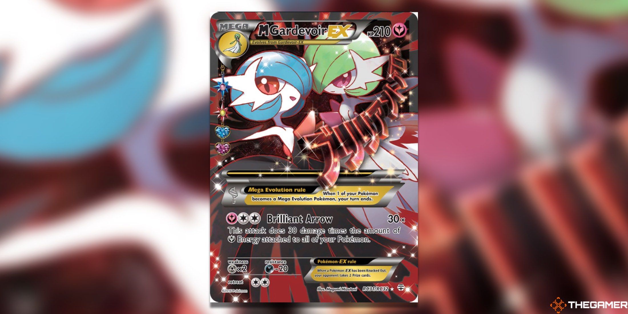 The Generations M Gardevoir EX from the  from the Pokemon TCG.