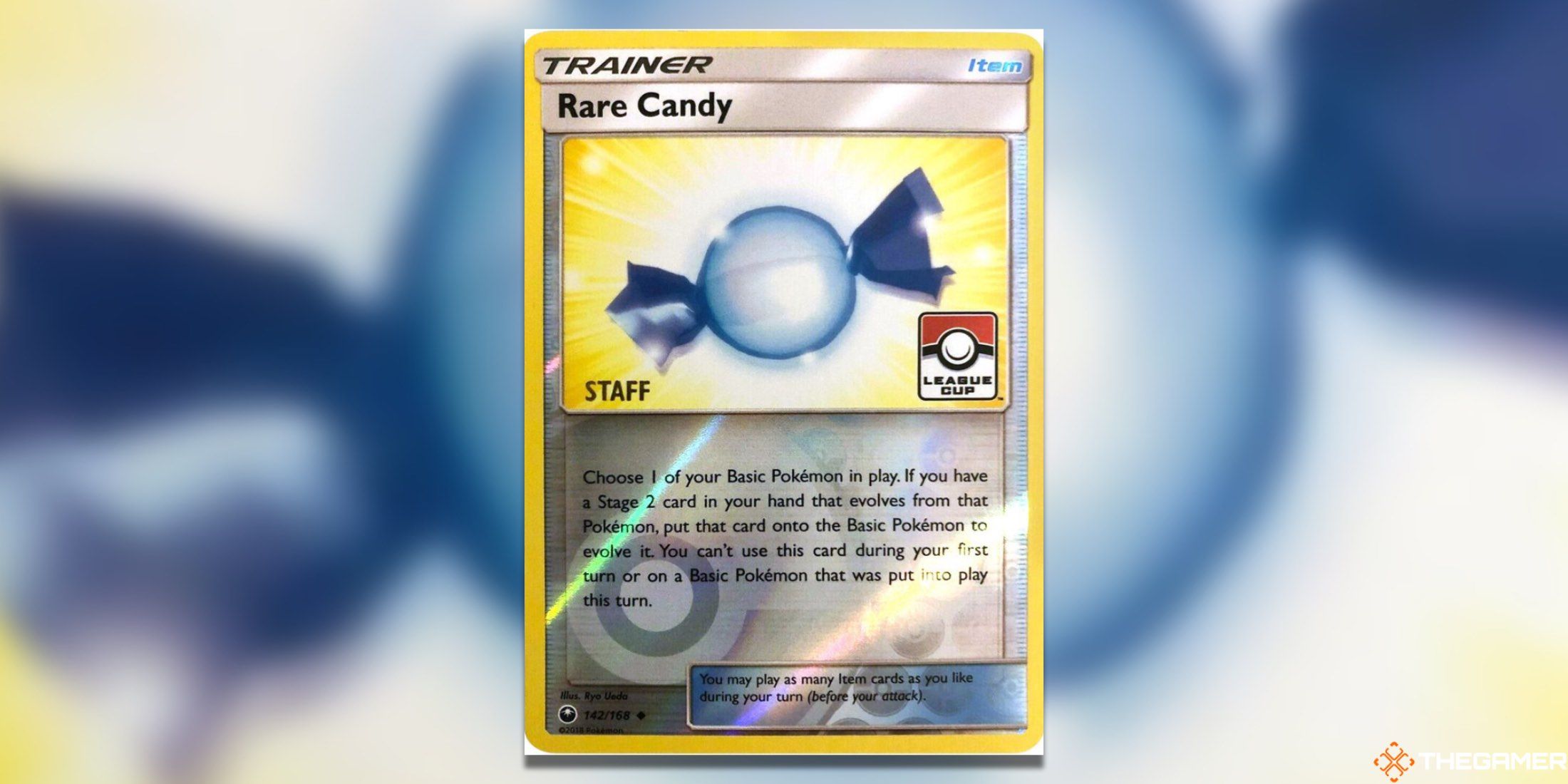 The League Cup Staff Promo from the Pokemon TCG.