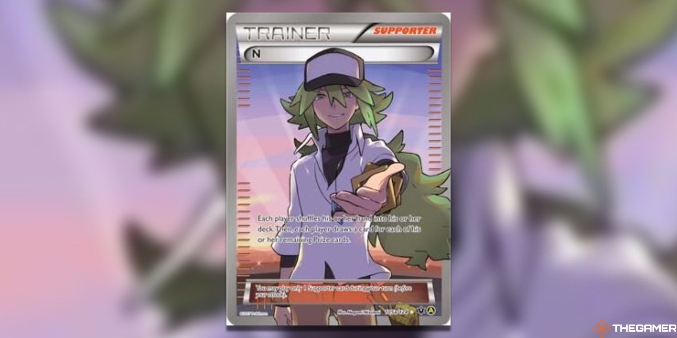 The Alternate Art Promo N from the  from the Pokemon TCG.