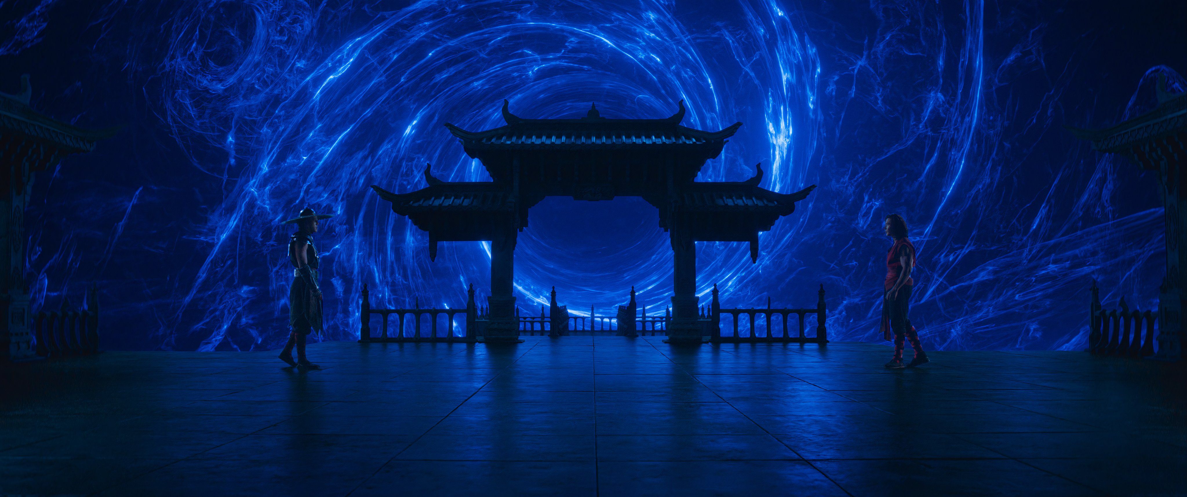 The Outworld realm in 2025's Mortal Kombat 2.