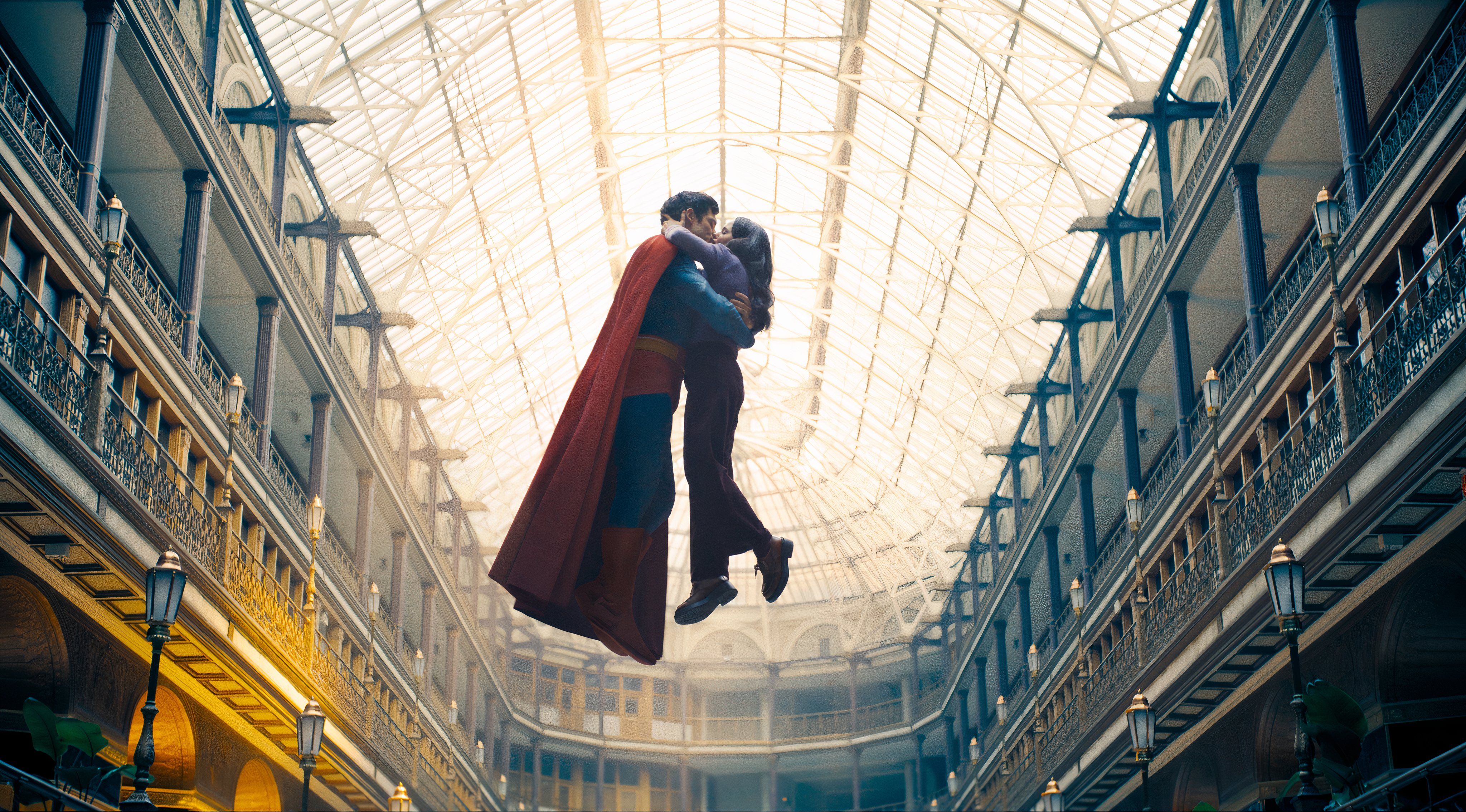 Clark Kent and Lois Lane in Superman.