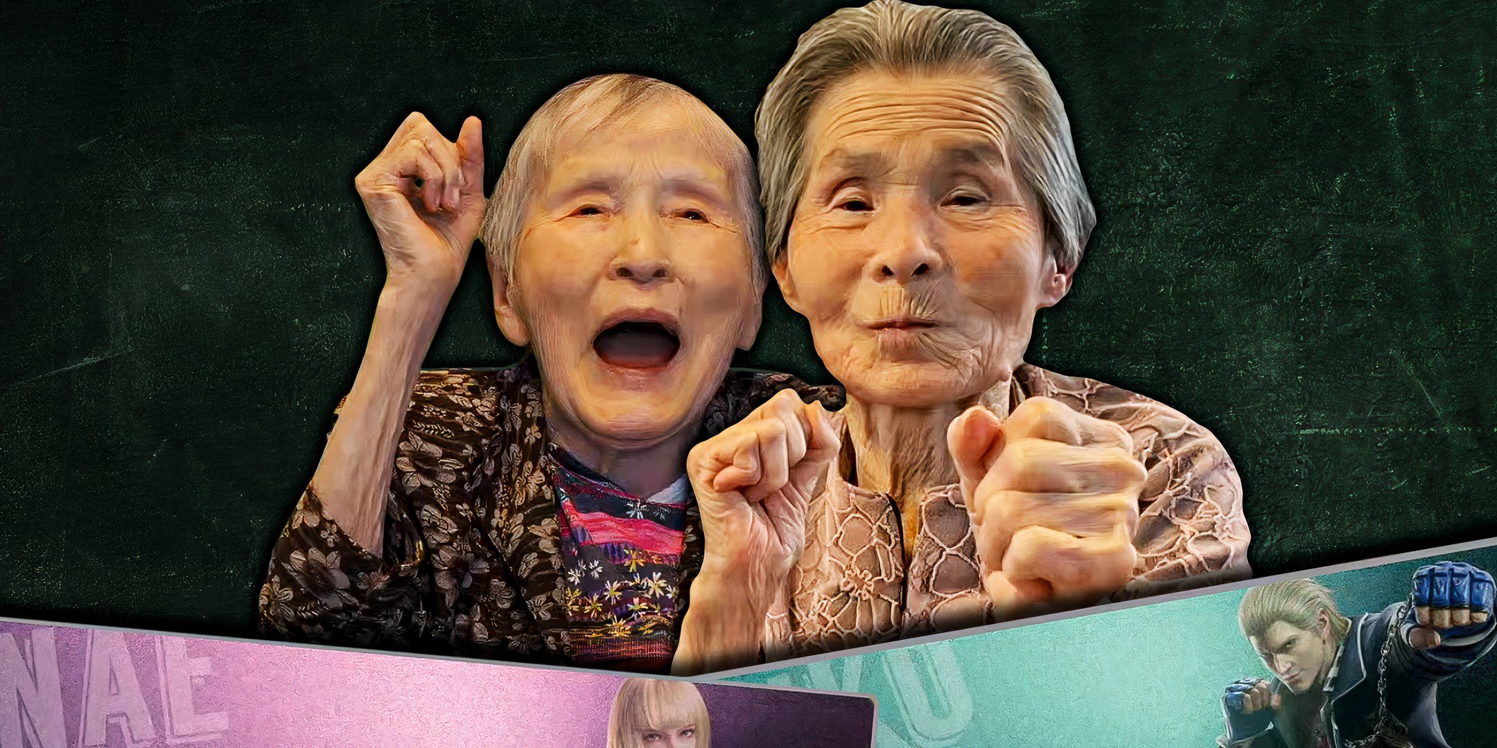 Two competitors from the Care Esports Association in Japan.