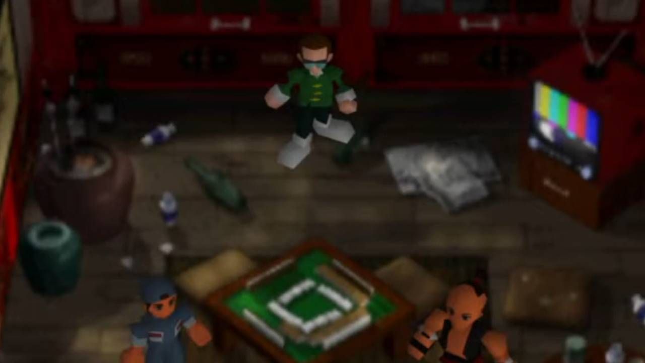 Scotch in Don Corneo's mansion in Final Fantasy 7.