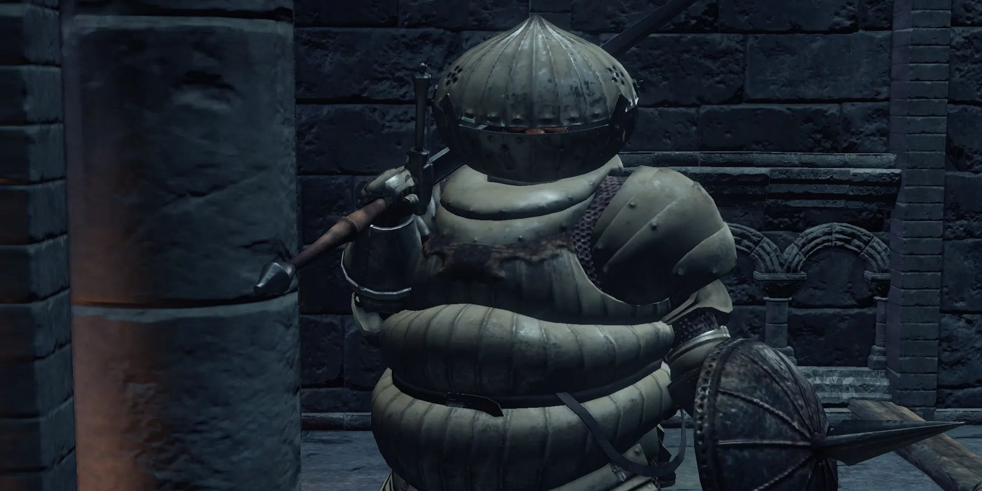Siegward of Catarina from Dark Souls 3.