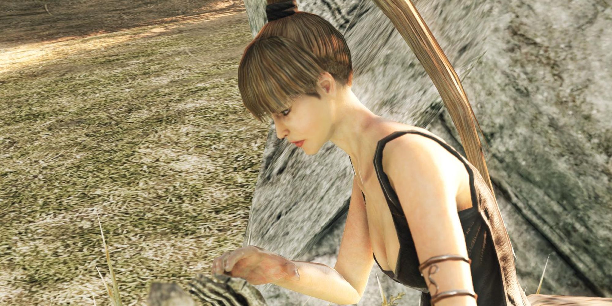 Stone Trader Chloanne from Dark Souls 2.