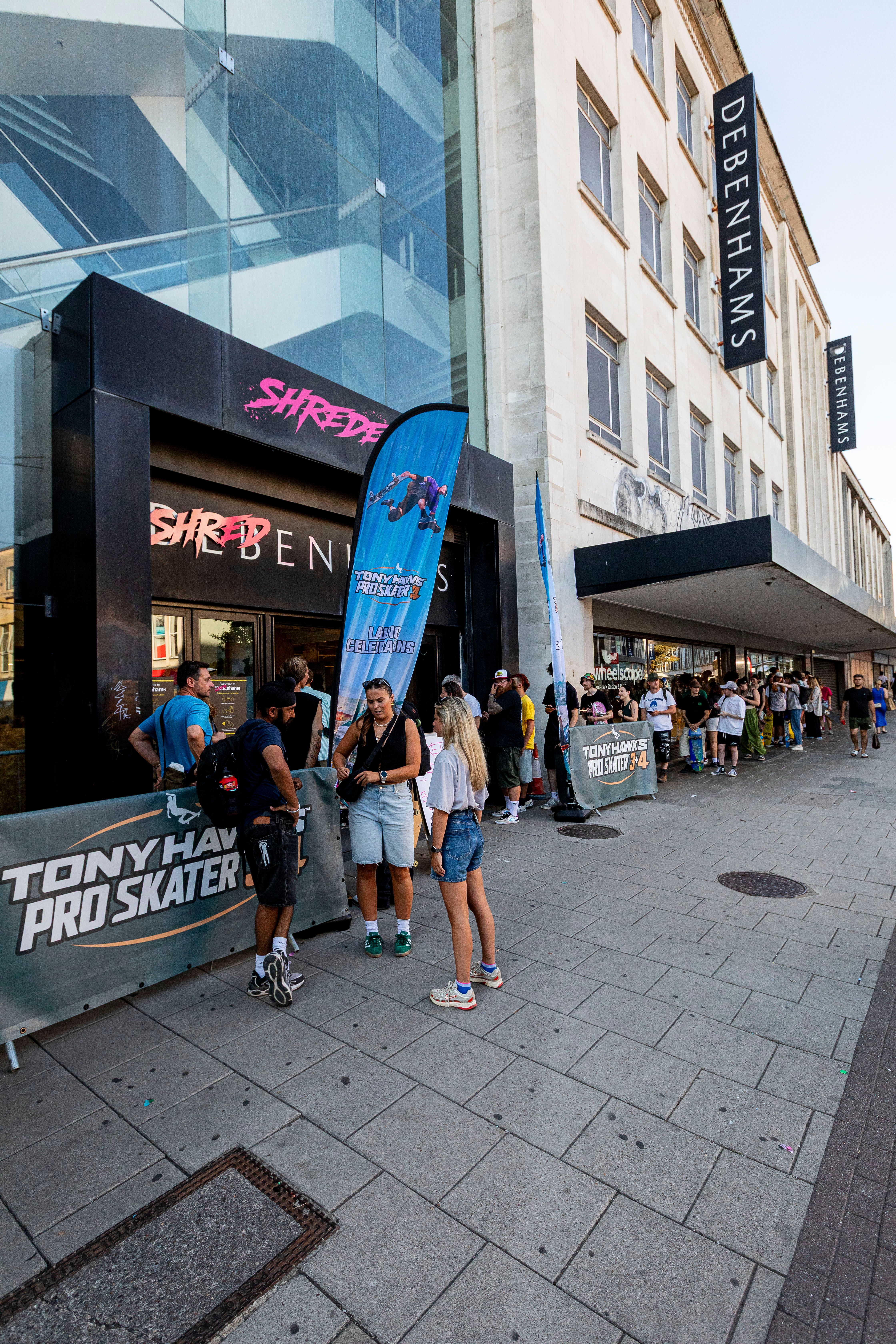 Tony Hawk's Pro Skater 3 +4 Launch event in Shredenhams Bristol.