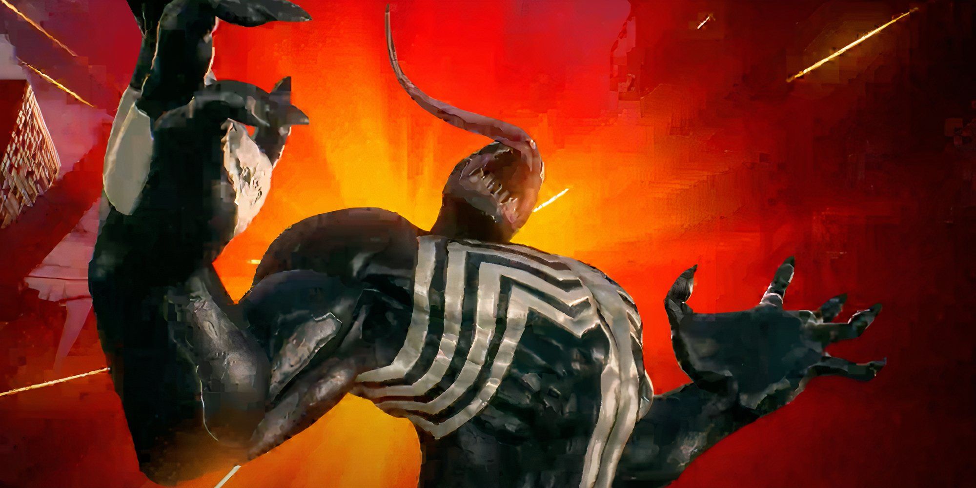 Venom showcasing his power in Marvel vs. Capcom Infinite.