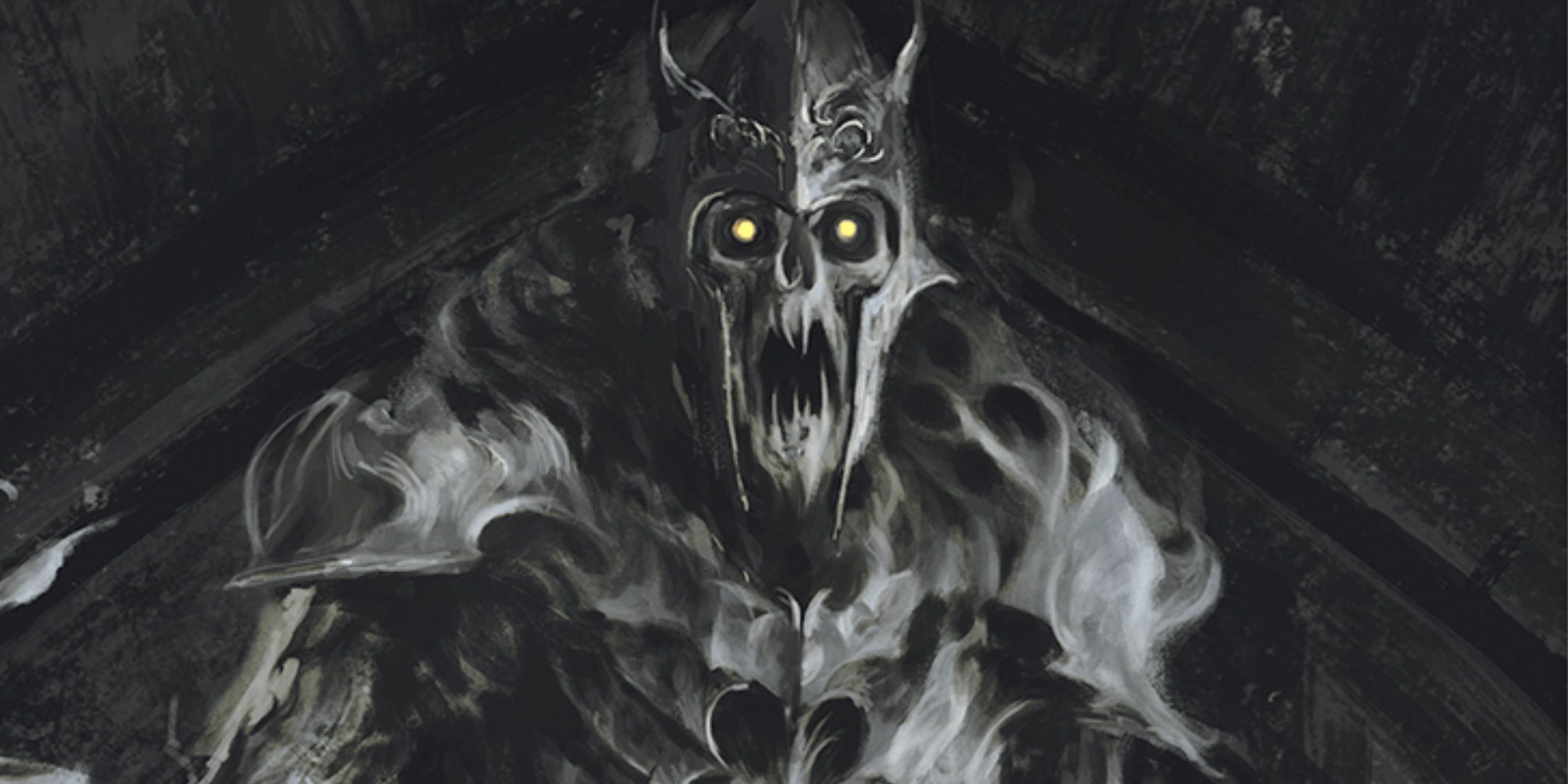 An image of a Wraith, a spectral monster from Dungeons & Dragons (DND).