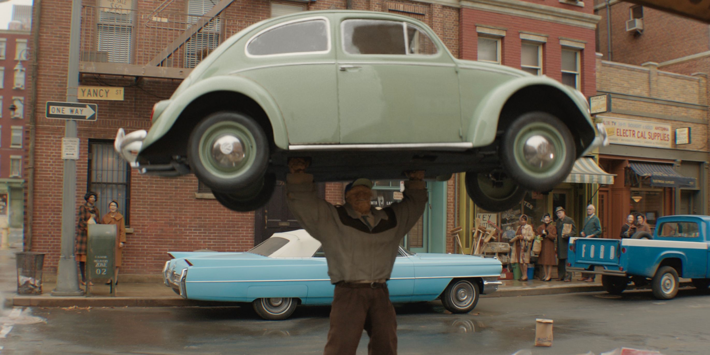 Ebon Moss-Bachrach as Ben Grimm in Fantastic Four: First Steps