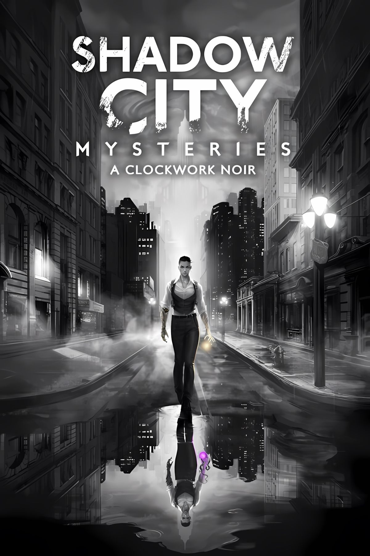 Shadow City Mysteries A Clockwork Noir Tag Page Cover Art