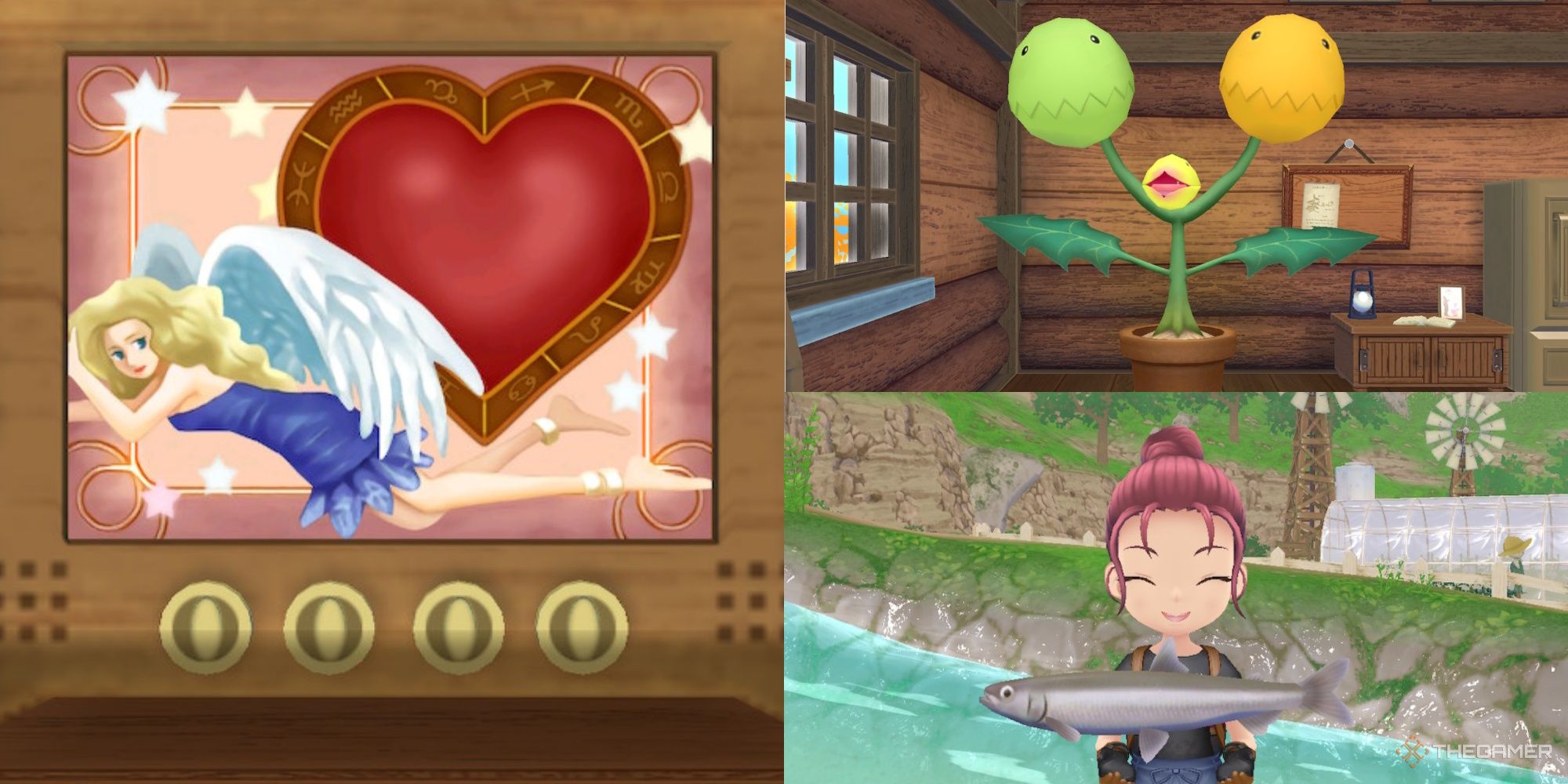 the luck channel, vinnie, and a farmer catching a fish story of seasons a wonderful life luck guide