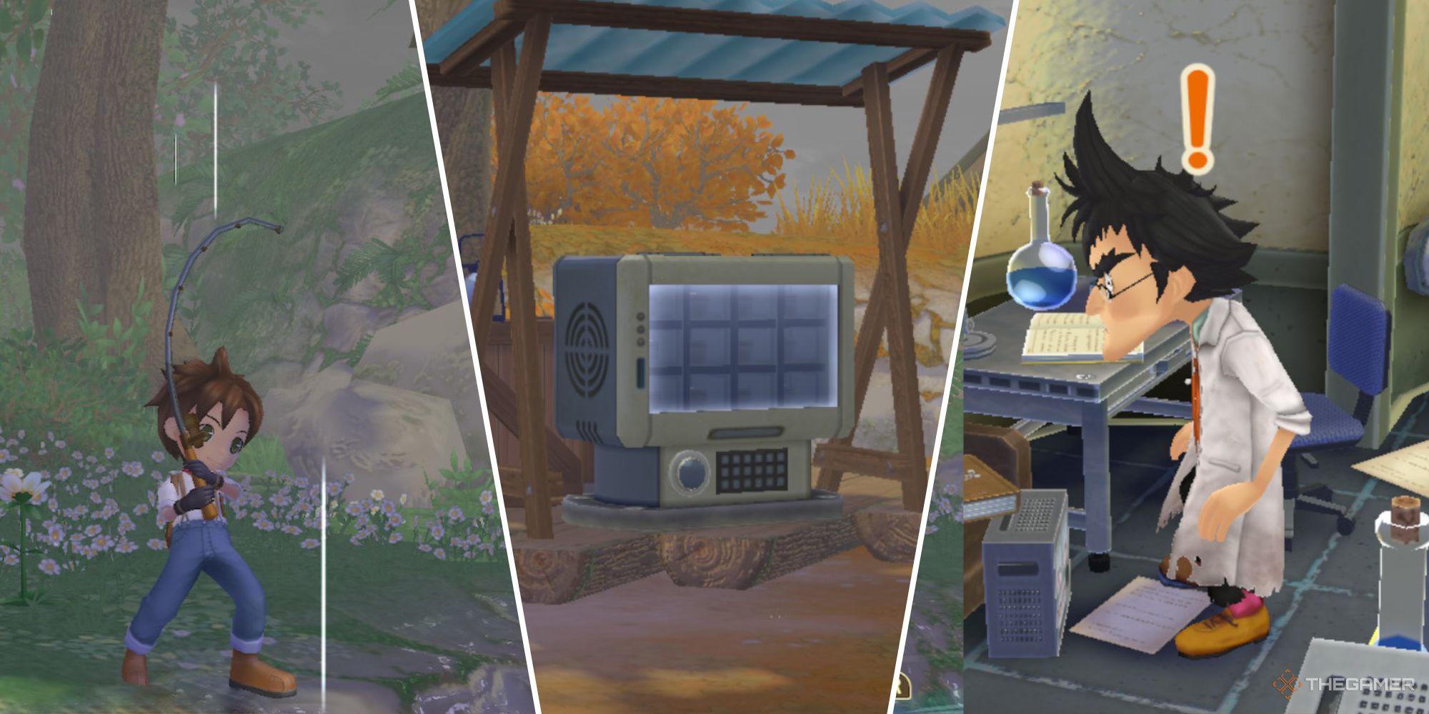 Fishing, The Seed Maker, And Daryl in Story of Seasons A Wonderful Life 