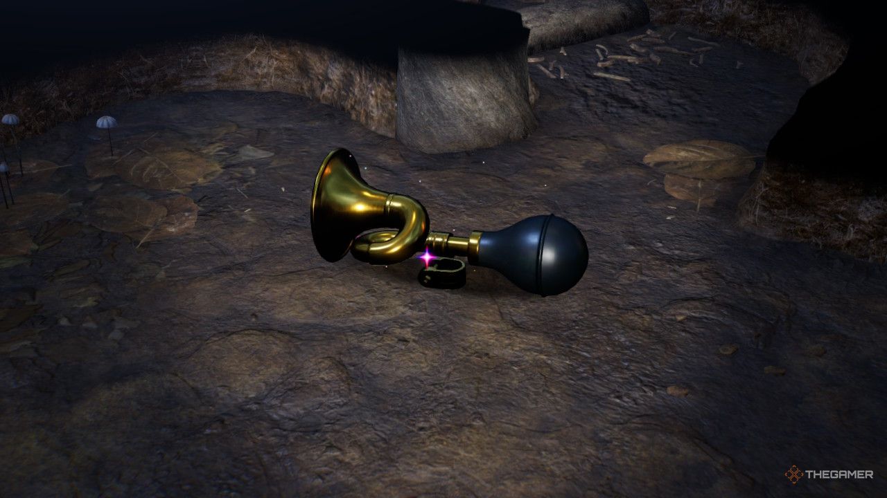 a bike horn treasure in Pikmin 4