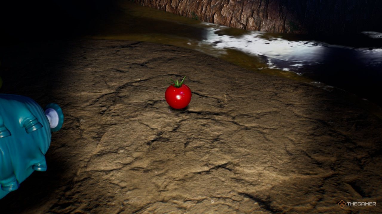 a cherry tomato treasure in Pikmin 4