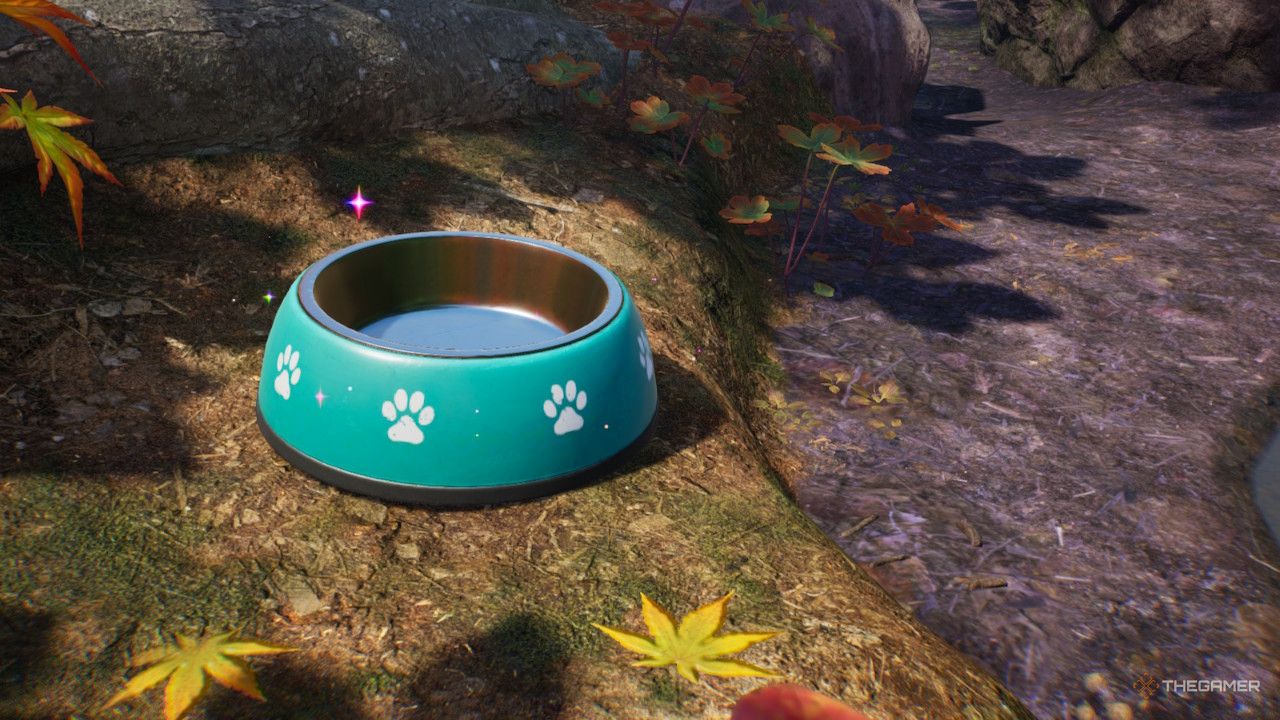 a dog bowl treasure in Pikmin 4