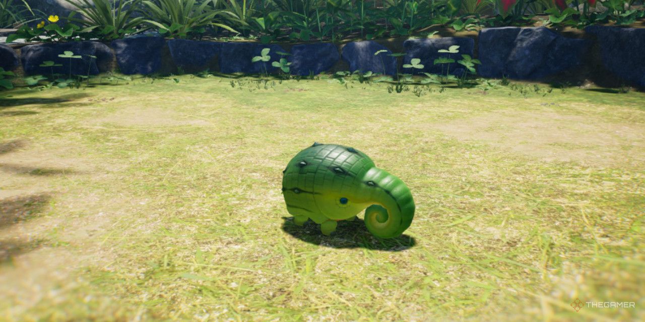 A  Miniature Snootwhacker in Pikmin 4