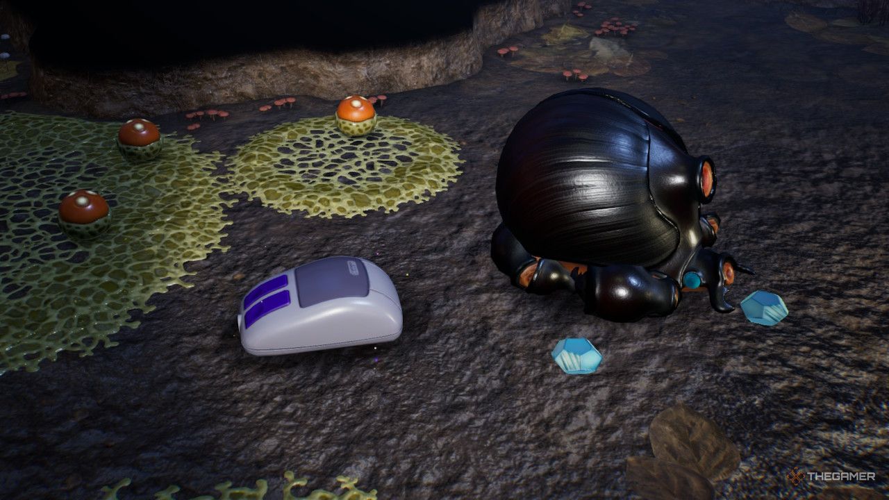 a nintendo mouse  treasure in Pikmin 4