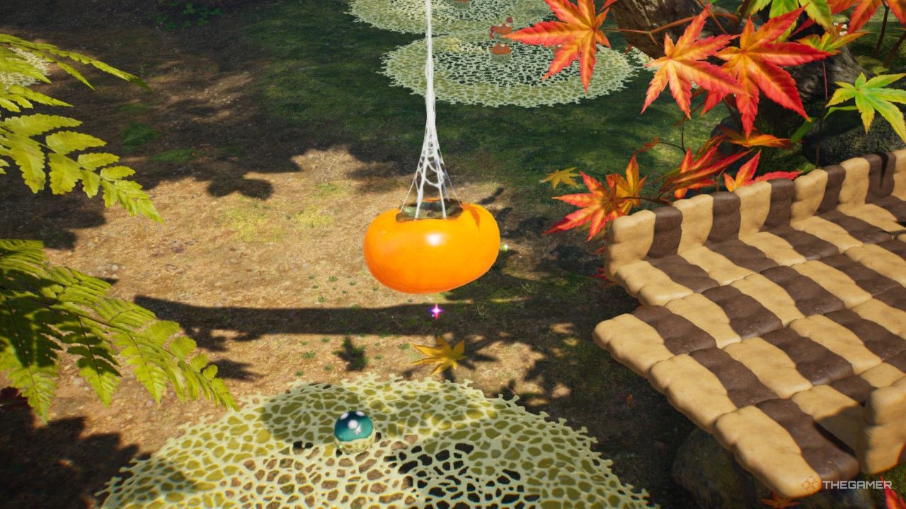 a small orange thing treasure in Pikmin 4