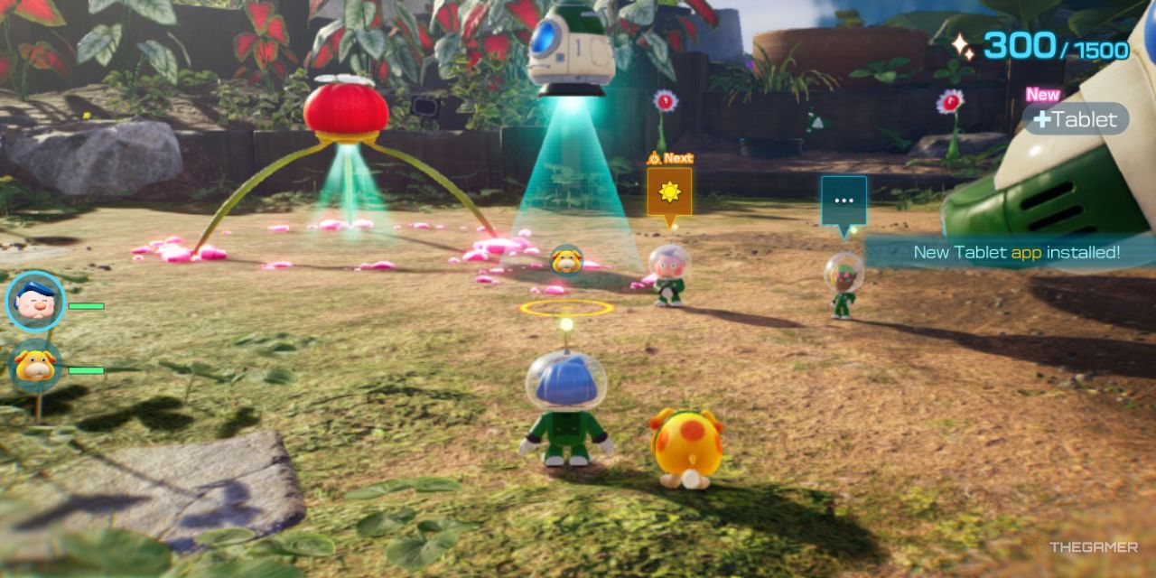 An overlook of home base in Pikmin 4