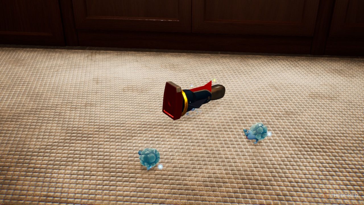 another robot leg treasure in Pikmin 4