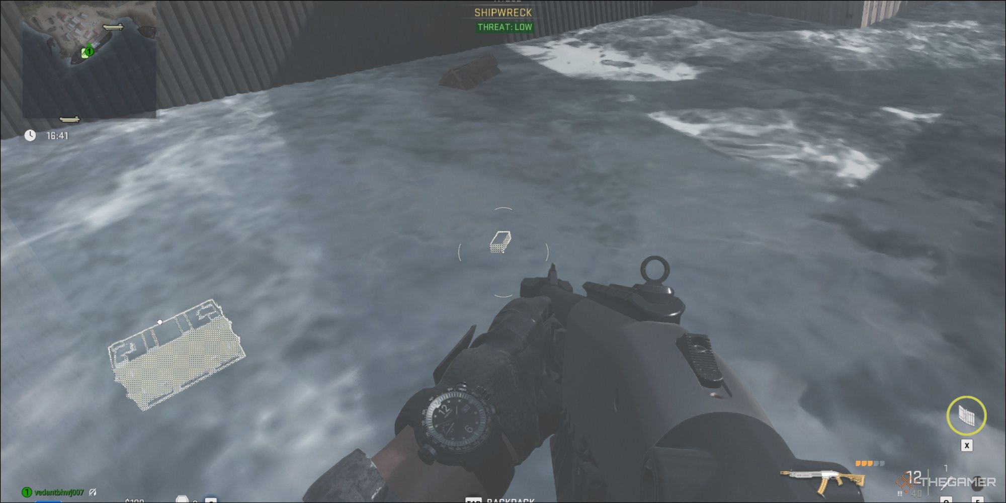 Ashika Island Contraband Package Location Shipwreck 1