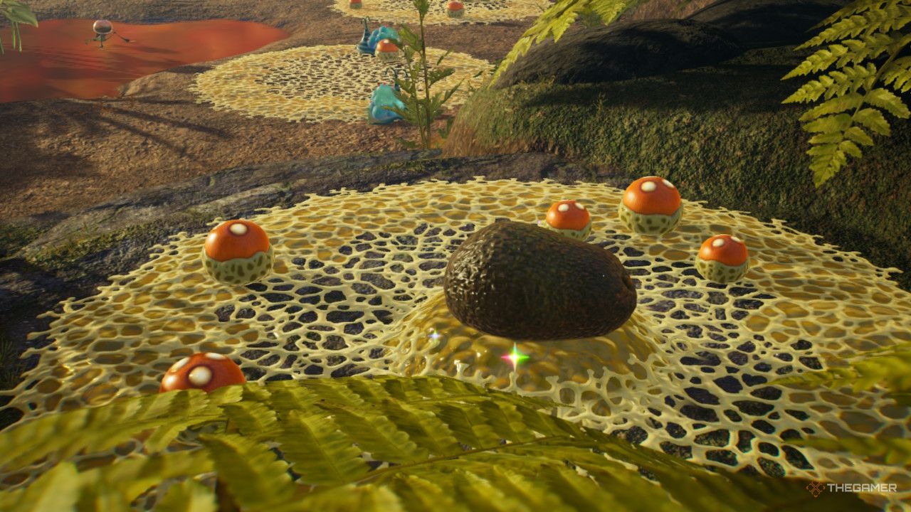 Avocado in goo treasure in Pikmin 4