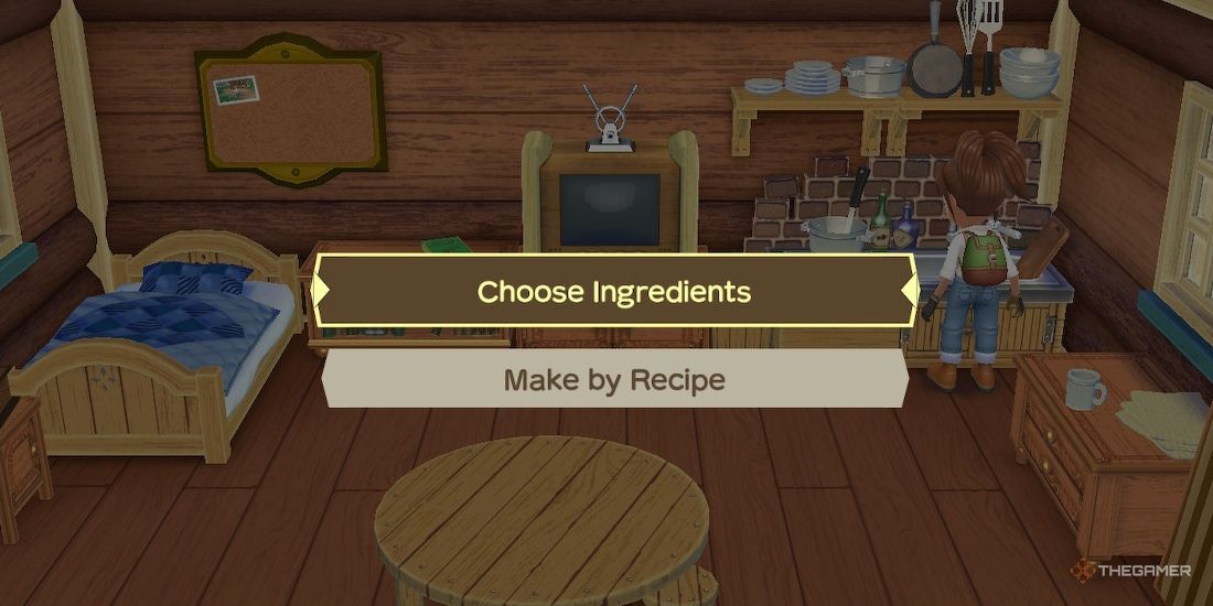 The cooking interface in SoS A Wonderful Life