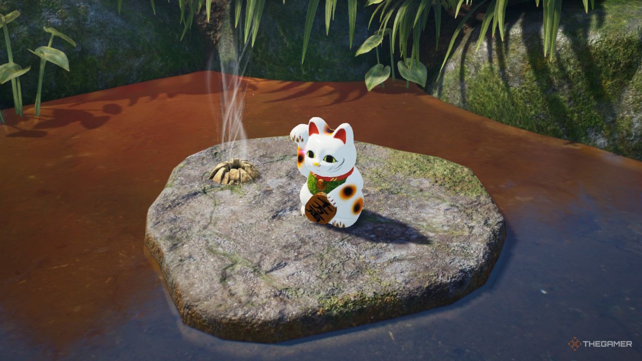 Lucky cat  treasure in Pikmin 4