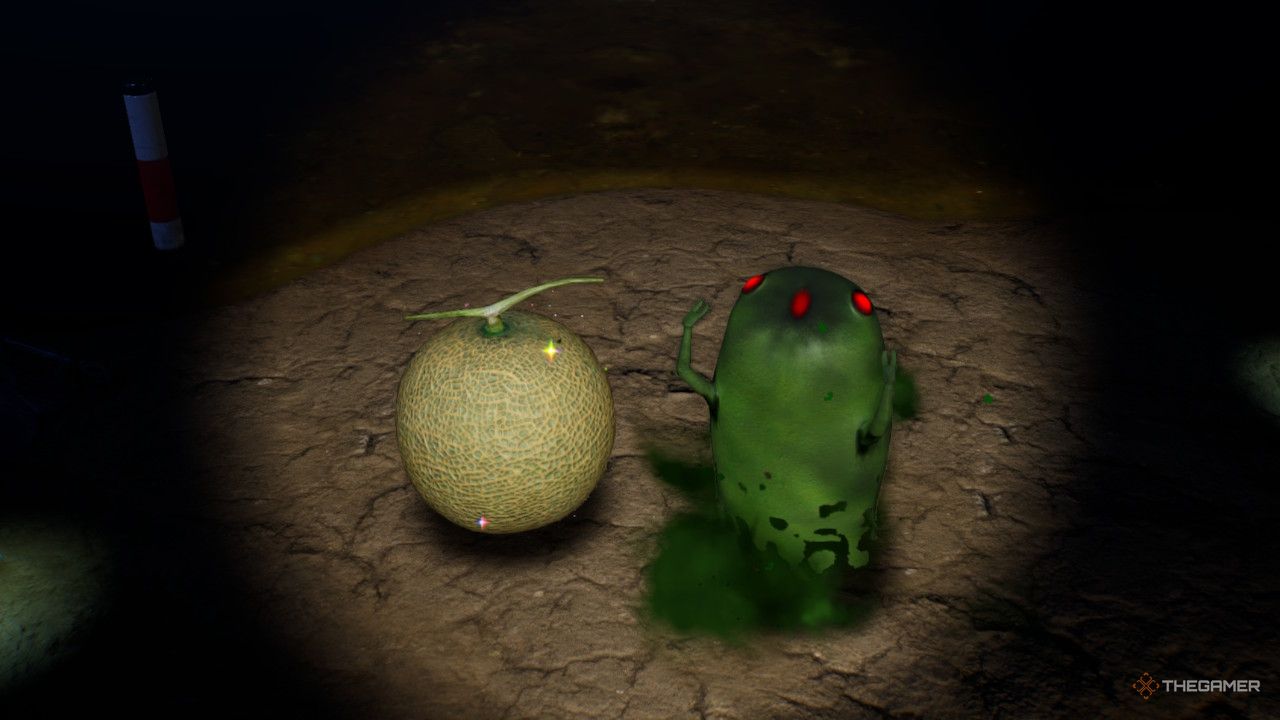 melon near dying smoky progg in pikmin 4