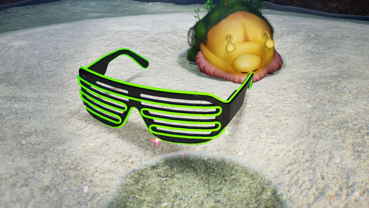 neon shutter shade  treasure in Pikmin 4