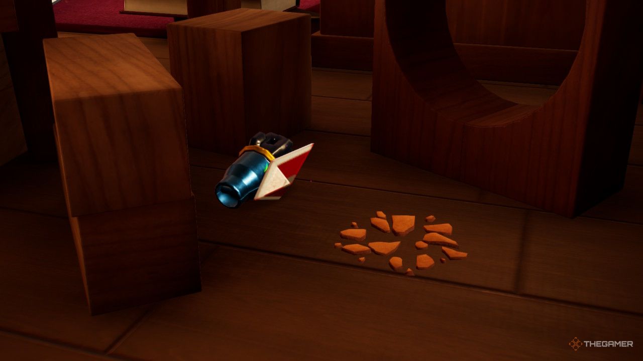 Robot piece treasure in Pikmin 4