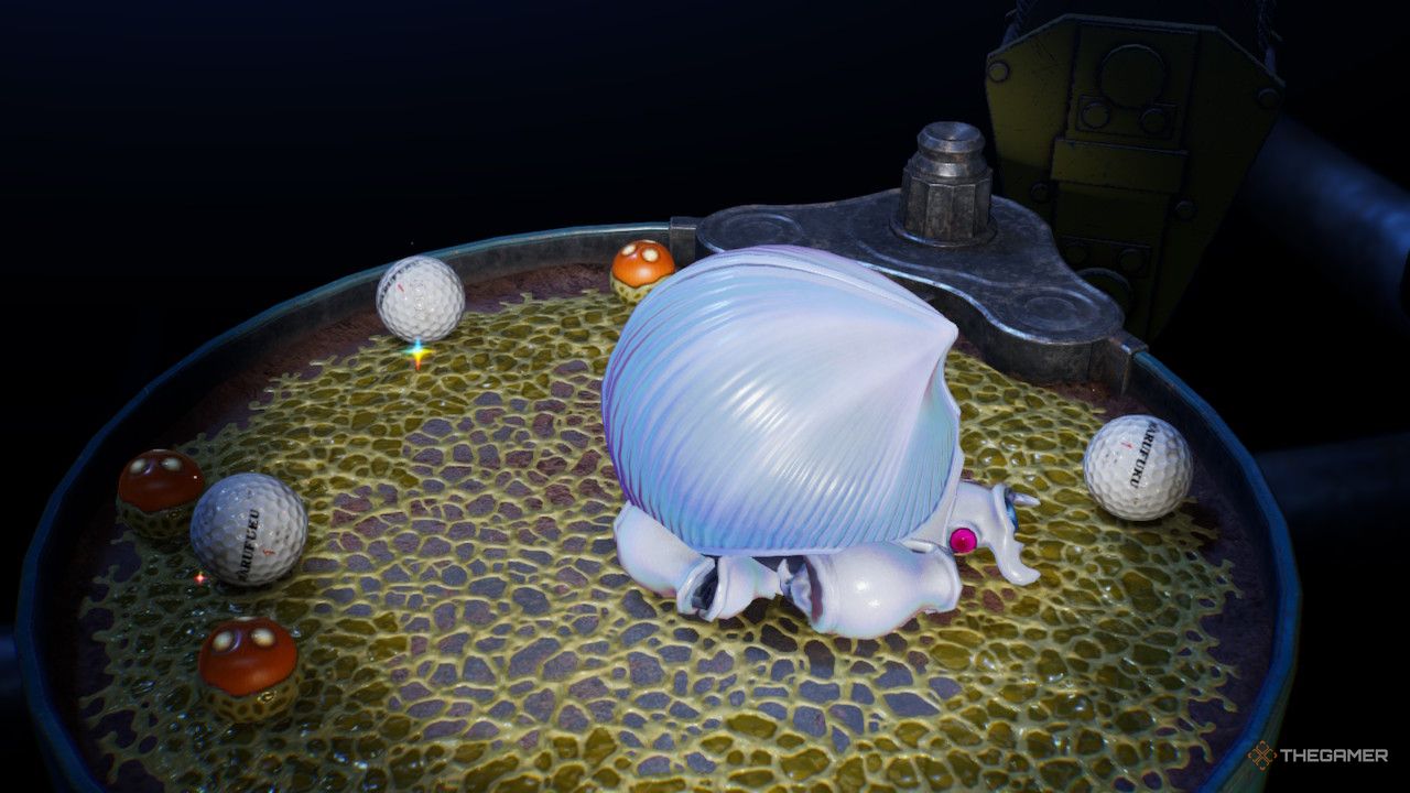 three golf balls treasure in Pikmin 4