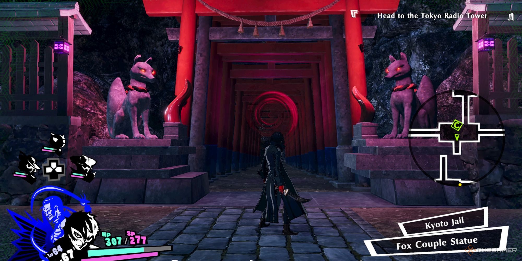 Fox Couple Statue in Persona 5 Strikers