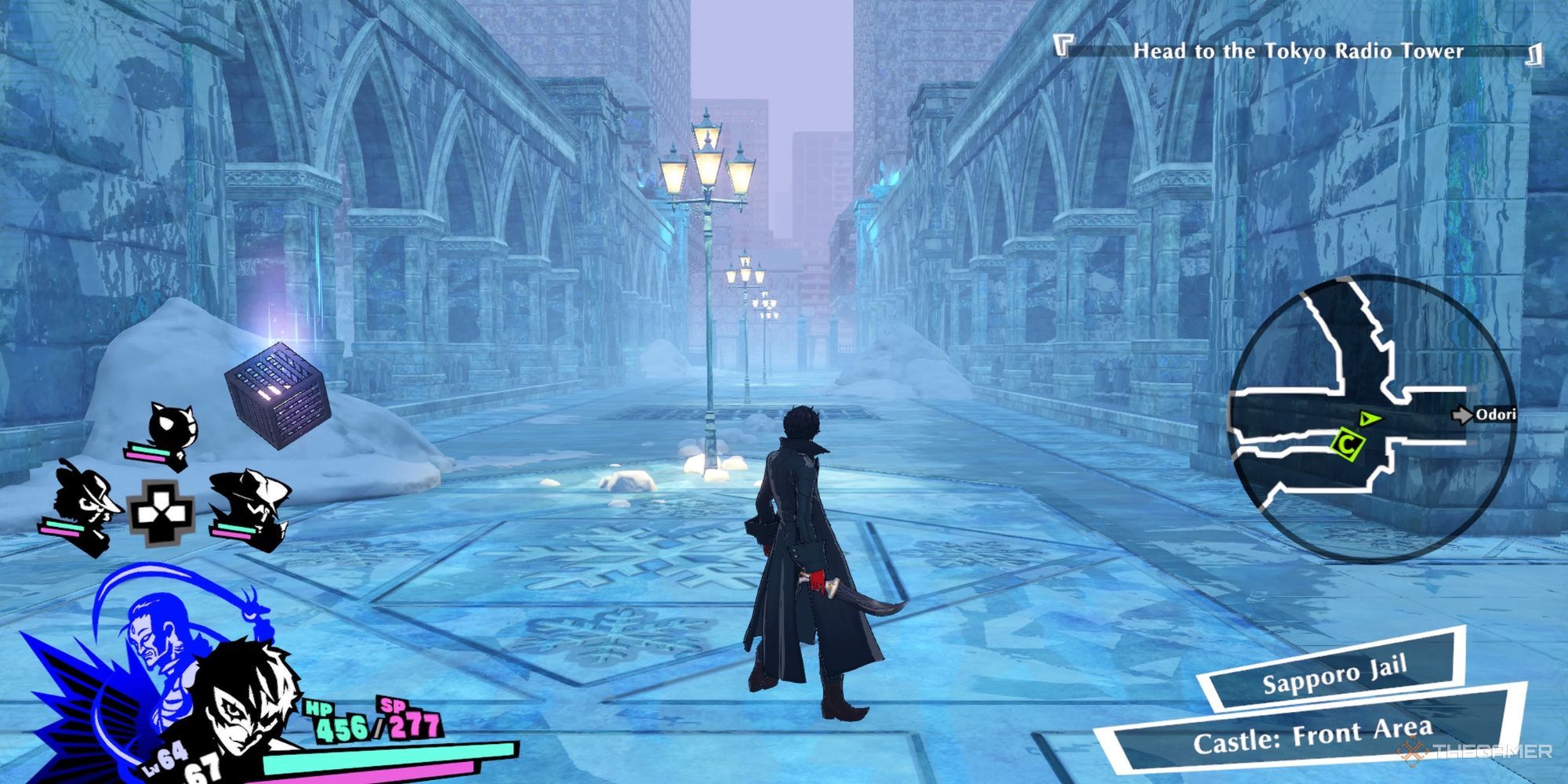 Castle Front Area of Sapporo Jail in Persona 5 Strikers