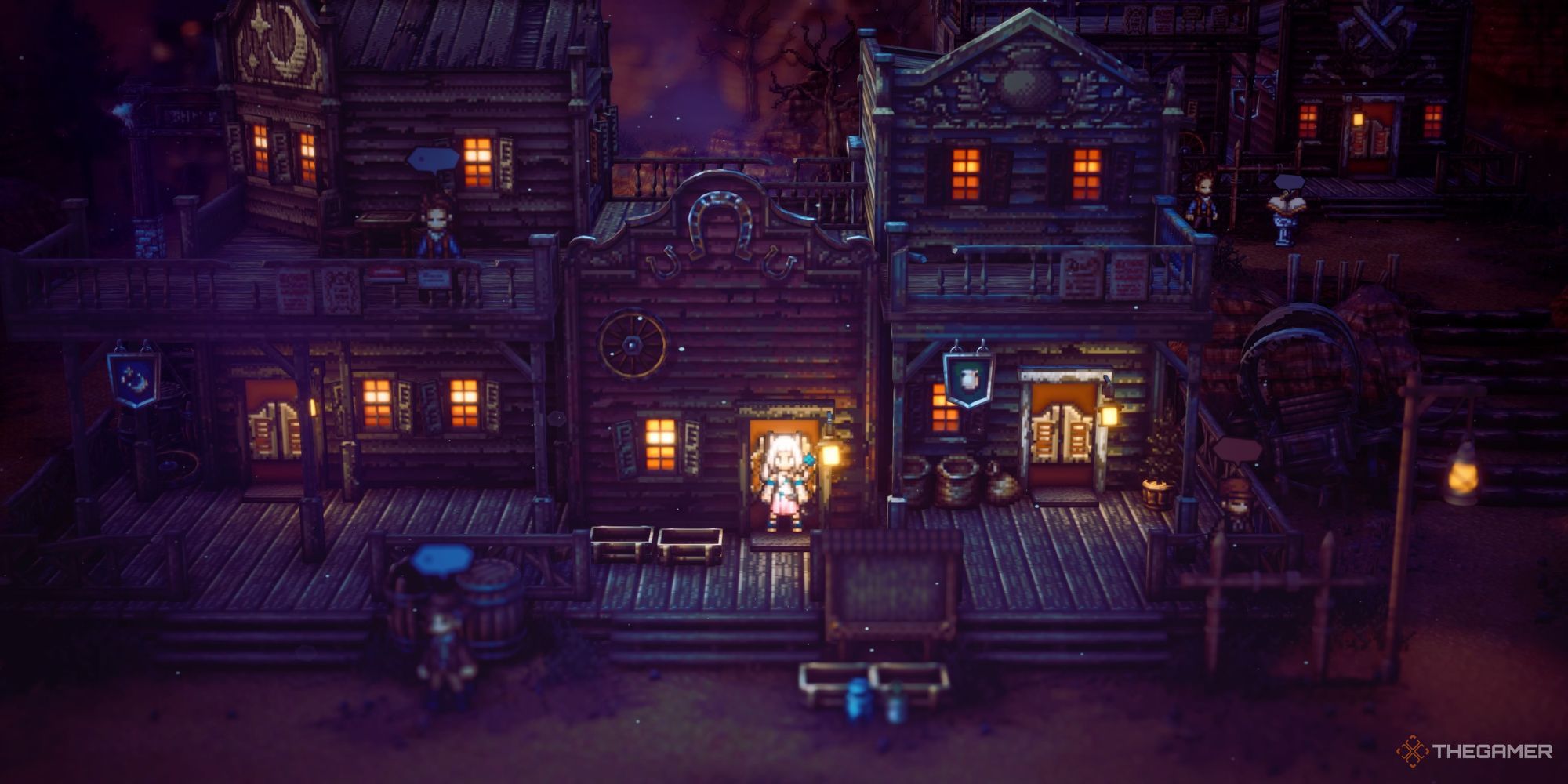 Wildlands town in Octopath Traveler 2