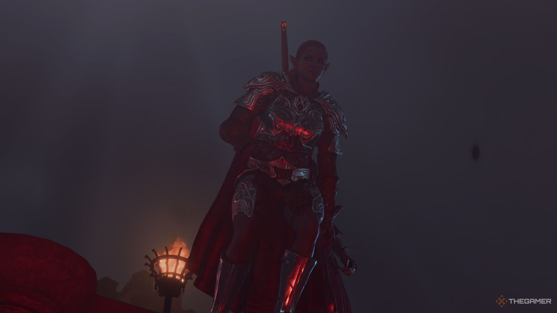 Dark Urge about to enter the Mind Flayer Colony in Baldur's Gate 3