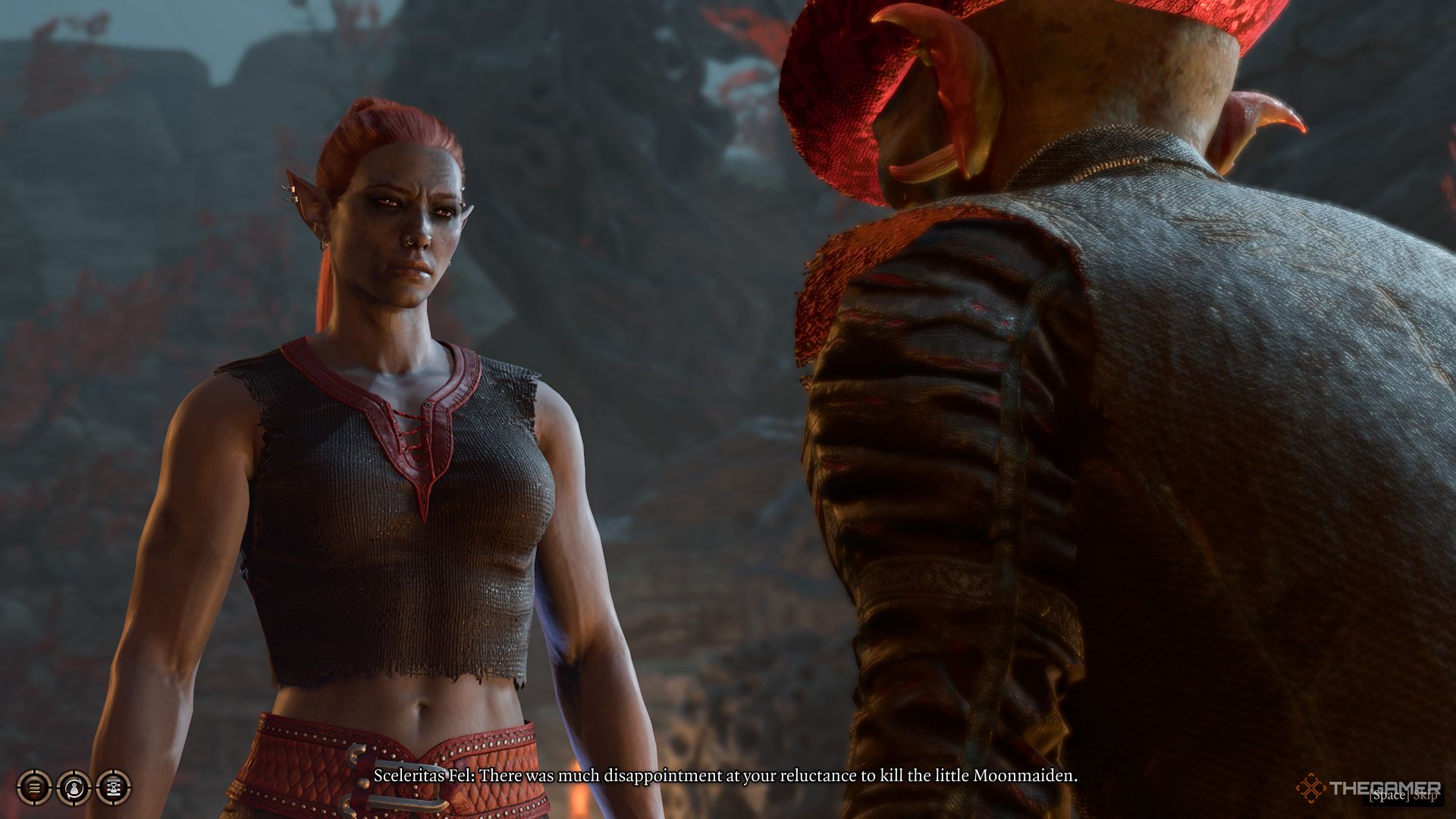 Sceleritas Fel is disappointed about Isobel in Baldur's Gate 3