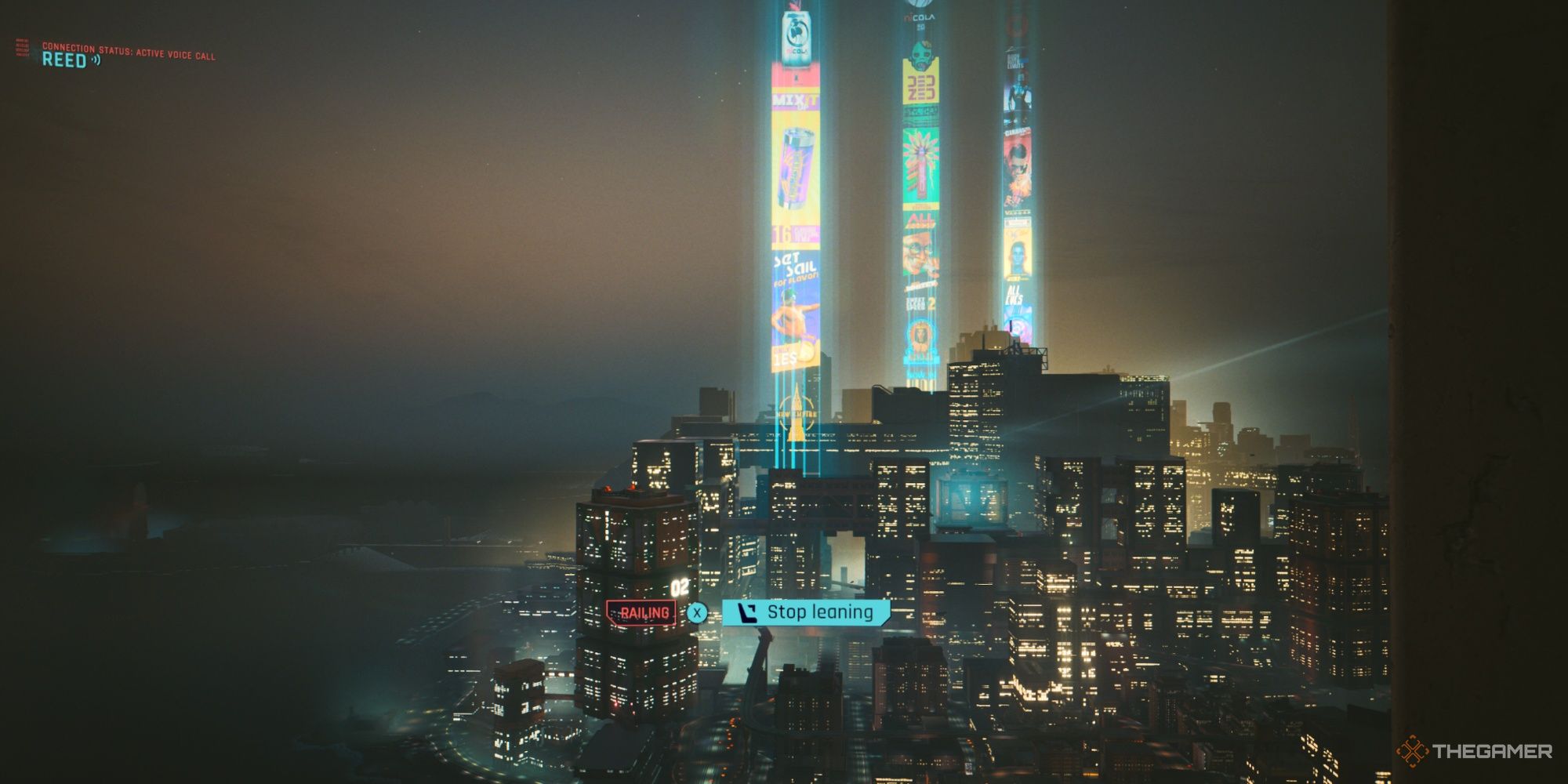 The view from the Black Sapphire in the Cyberpunk 2077 Phantom Liberty expansion