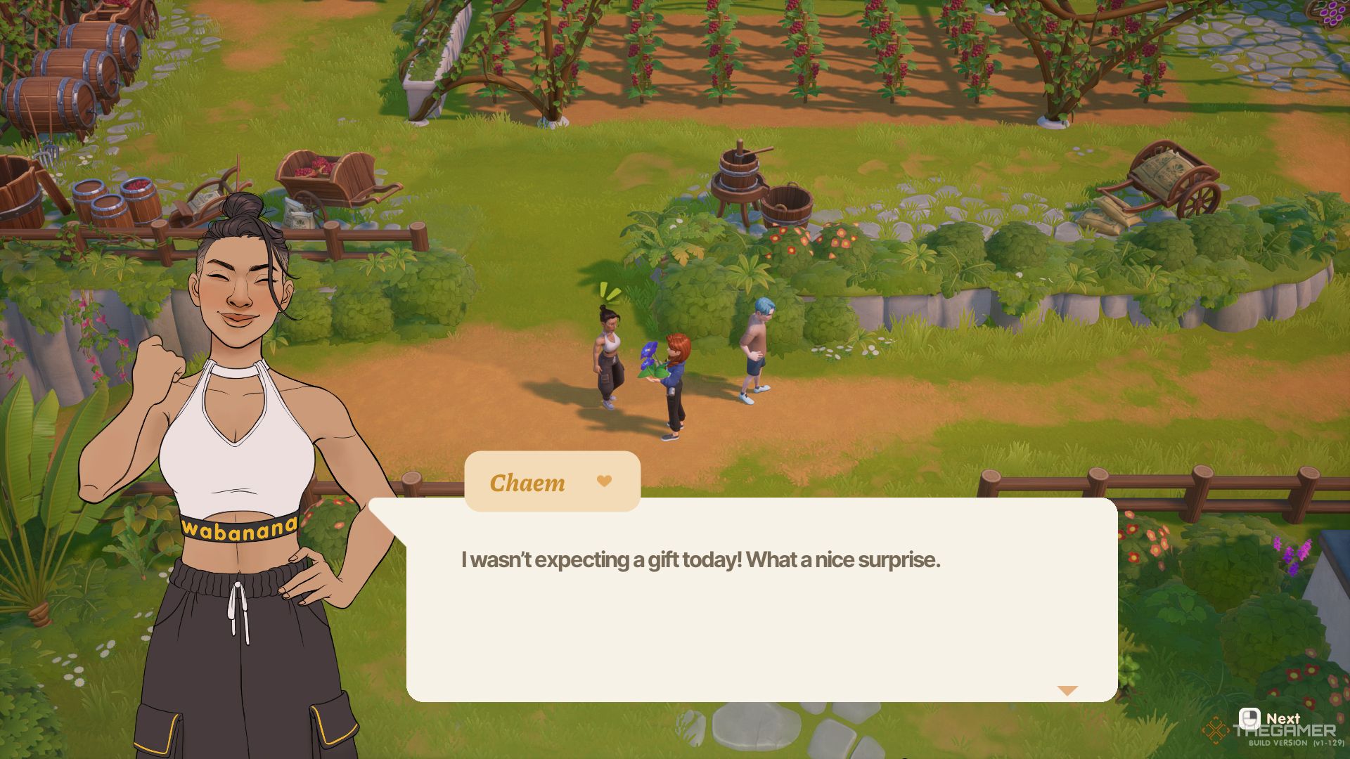 Chaem likes gifts in Coral Island
