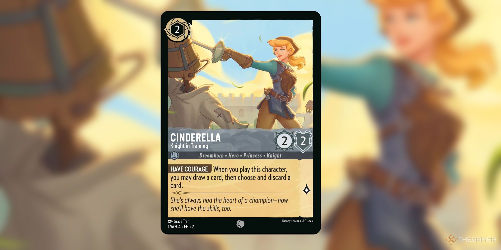 Disney Lorcana Cinderella Knight In Training