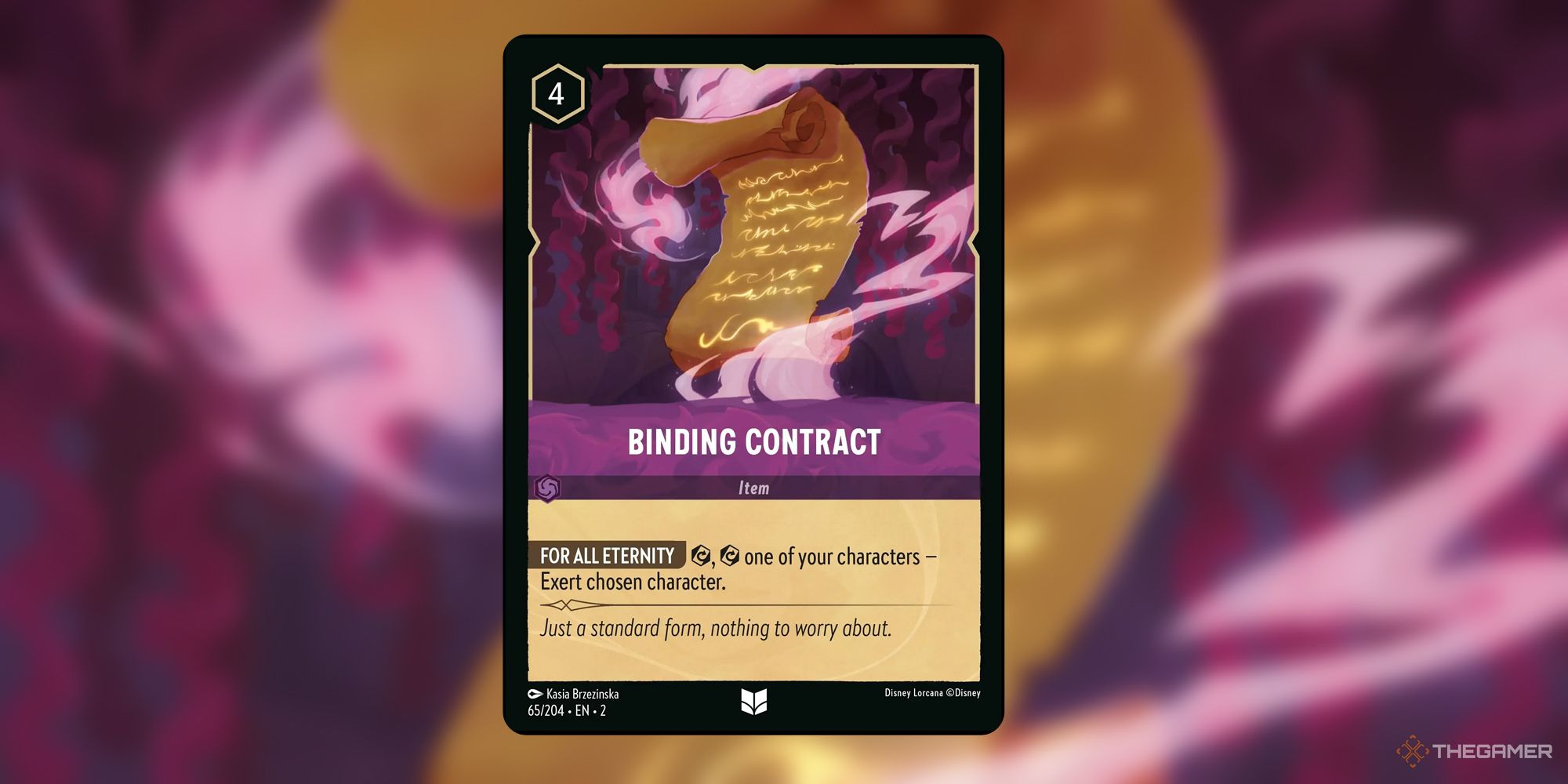 Disney Lorcana Item Binding Contract