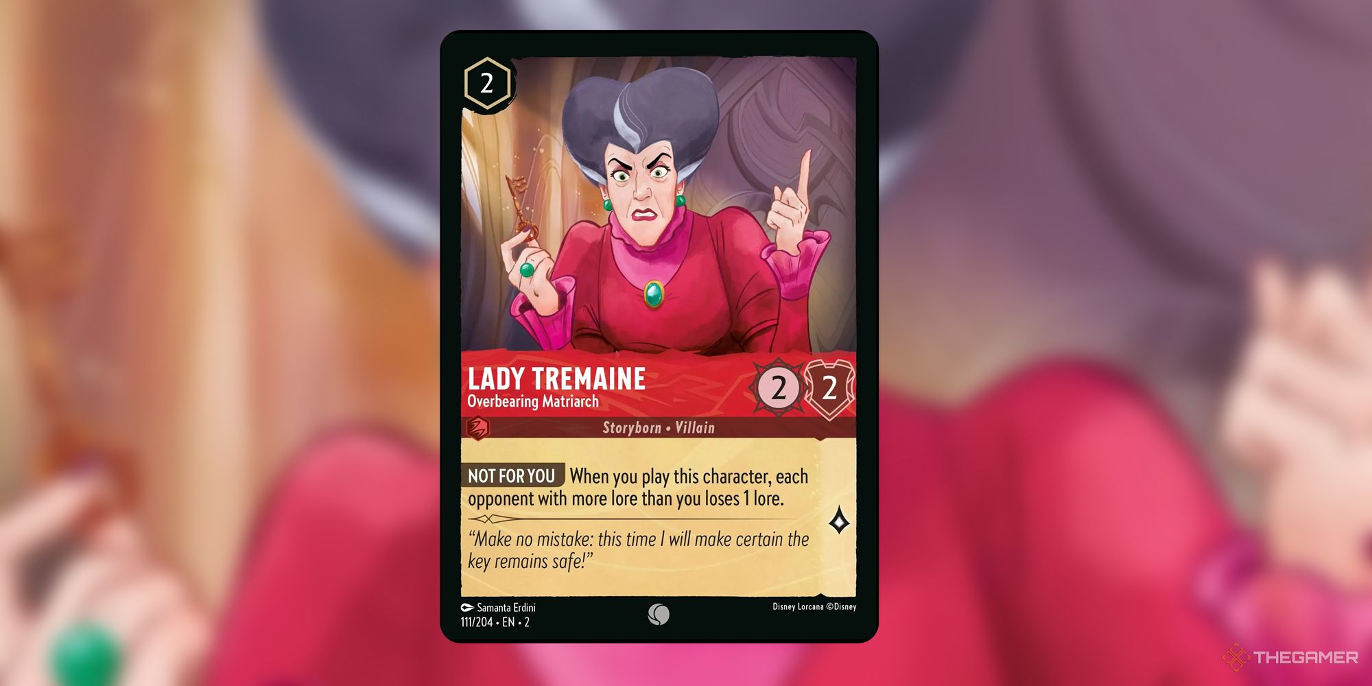 Disney Lorcana Lady Tremaine Overbearing Matriarch