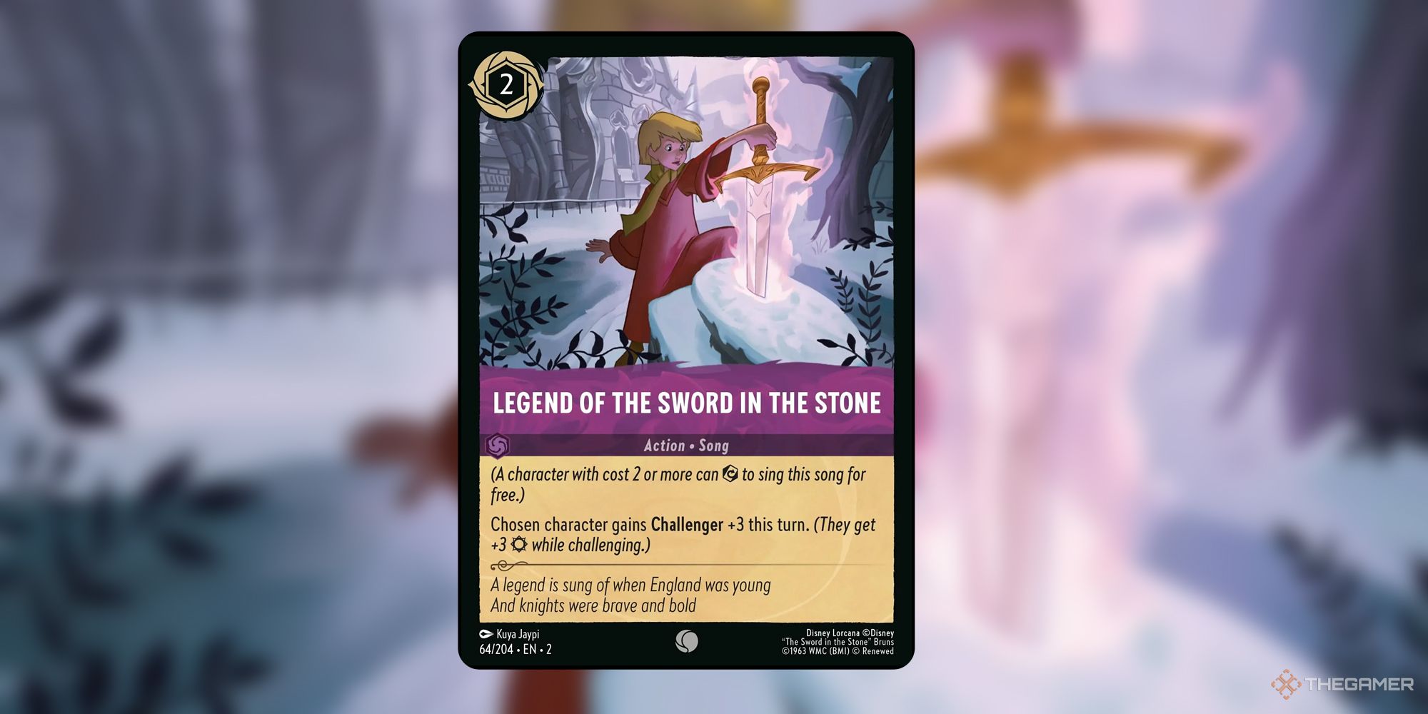 Disney Lorcana Song Legend of the Sword In The Stone