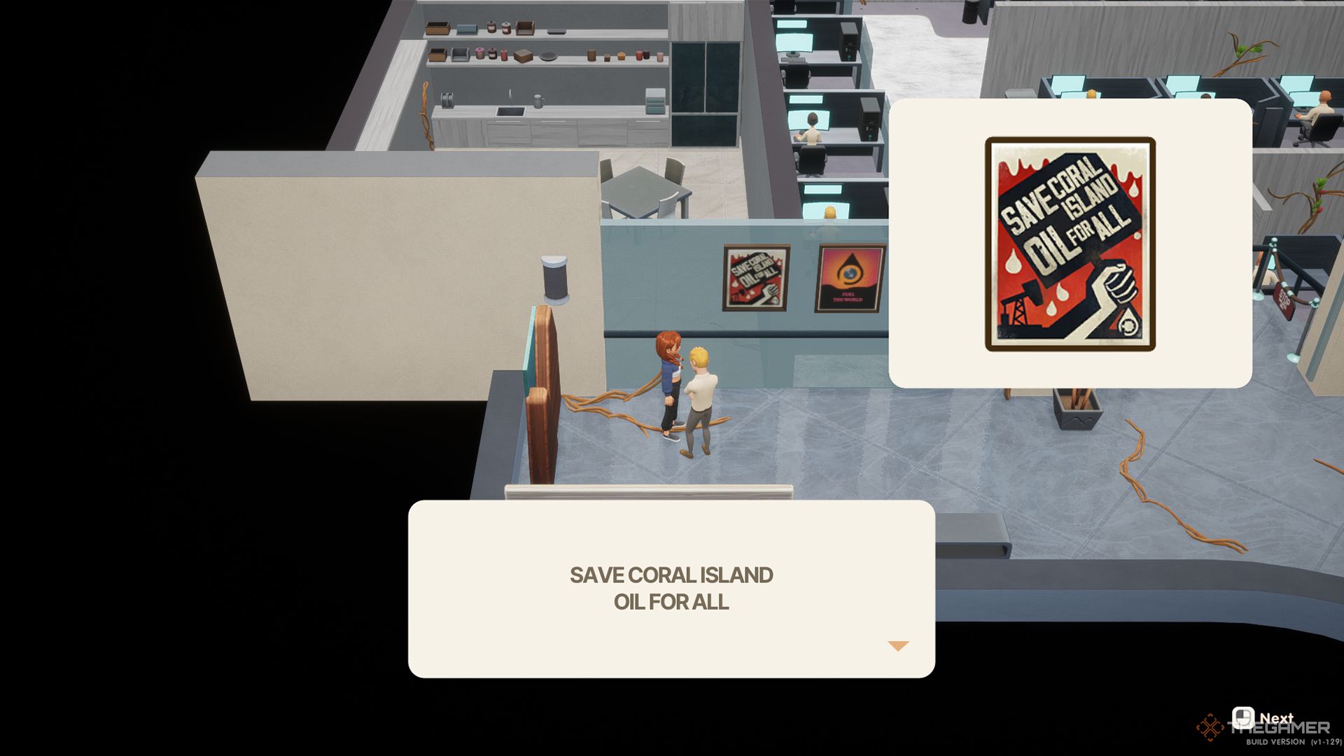 Pufferfish Drilling Corp posters in Coral Island